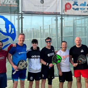 todo el equipo padel